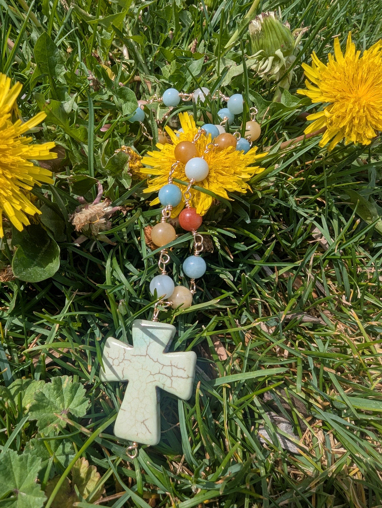Southwest Sunset Cross Necklace