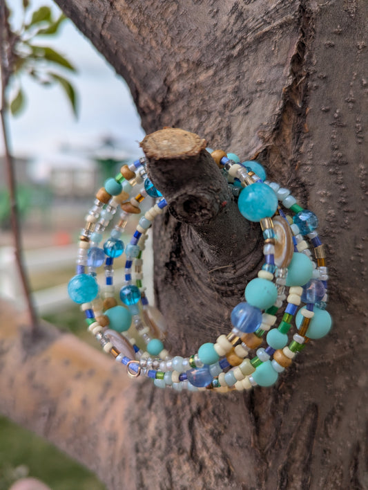 Beach Spiral Bracelet