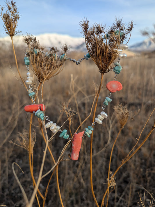 Vintage Coral Necklace